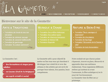 Tablet Screenshot of lagaumette.be